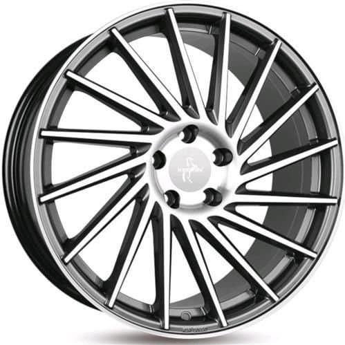 Keskin Tuning KT17 Palladium front polish R19 8.5J 5x112 ET45 - nuotrauka 1