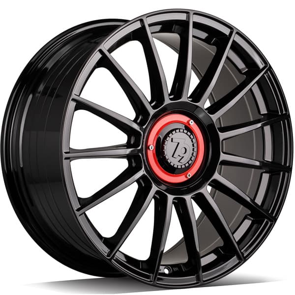 seventy9 SCF-2 Black Glossy R18 8J 5x108/114.3 ET40 - nuotrauka 1