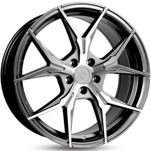 Keskin Tuning KT19 Palladium front polish R19 8.5J 5x112 ET30 - nuotrauka 1
