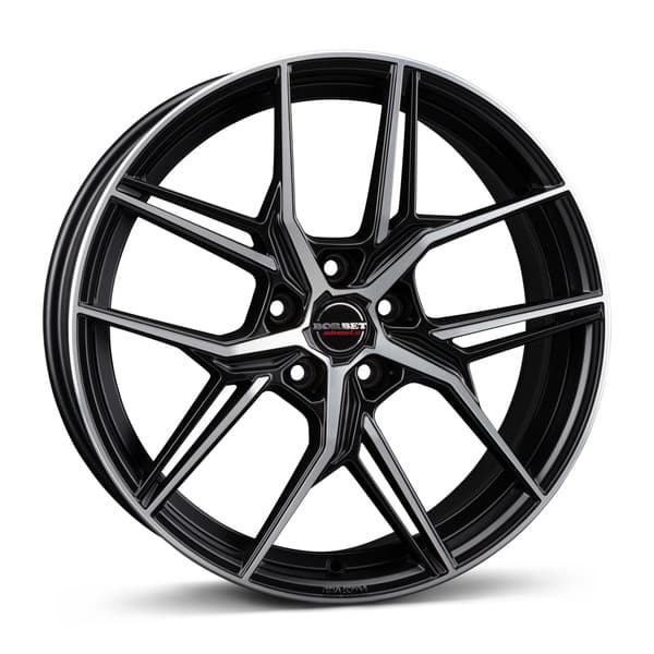 Borbet QX Black Polished Matt R20 8.5J 5x110 ET31 - nuotrauka 1
