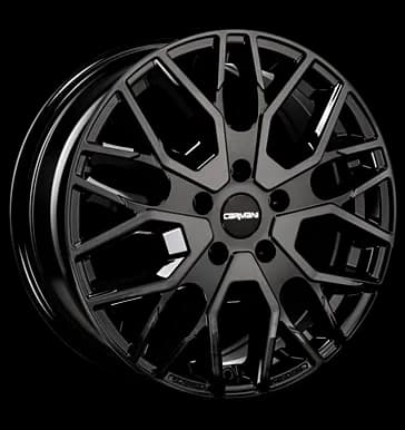 Carmani 20 Ludwig Black Matt R18 7.5J 5x120 ET53 - nuotrauka 1