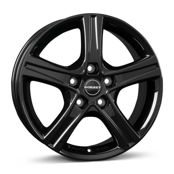 Borbet CWD Black Glossy R17 7J 5x120 ET55 - nuotrauka 1
