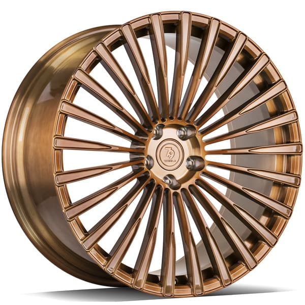 seventy9 MF.1 Brushed Bronze R20 8.5J 5x112 ET25 - nuotrauka 1