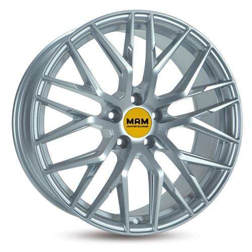 MAM RS4 MATT SILVER PAINTED R17 7.5J 5x112 ET45 - nuotrauka 1