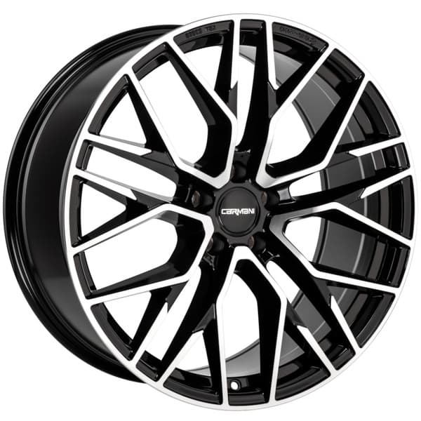 Carmani 20 Ludwig Black Polish R16 6.5J 5x112 ET54 - nuotrauka 1