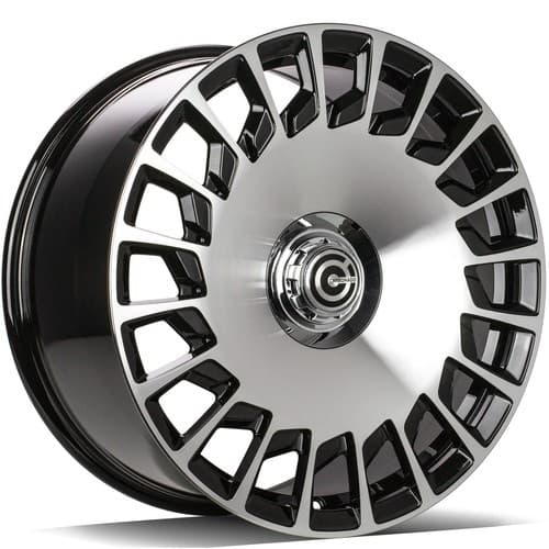 Carbonado Rebellion Black Front Polished R19 8.5J 5x112 ET35 - nuotrauka 1